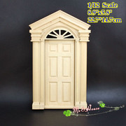 1/12 scale Dollhouse Miniatures Wood Federal Revival Front Door 
